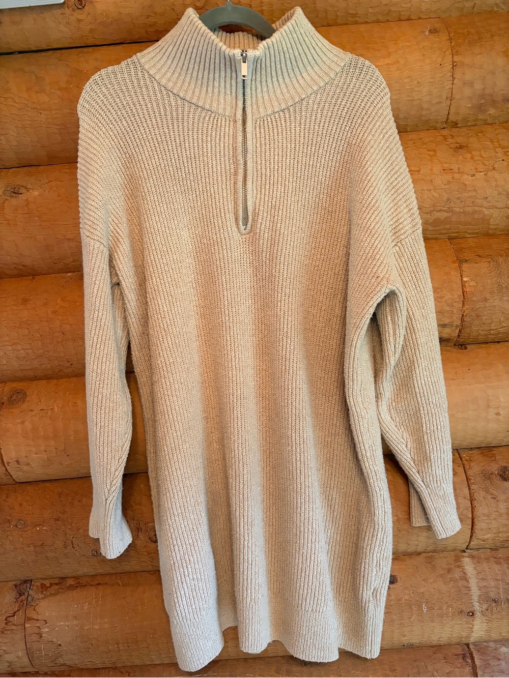 Old Navy Half-Zip Turtleneck Sweater Dress